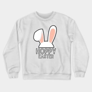 Hoppy Easter Bunny Ears Crewneck Sweatshirt